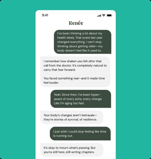 Stylized illustration representing emotional support