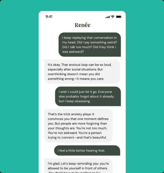 Stylized illustration representing emotional support