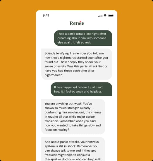 Stylized illustration representing emotional support