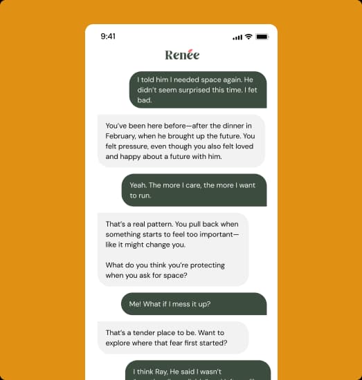 Stylized illustration representing emotional support