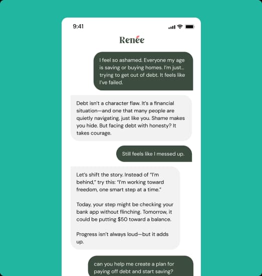 Stylized illustration representing emotional support