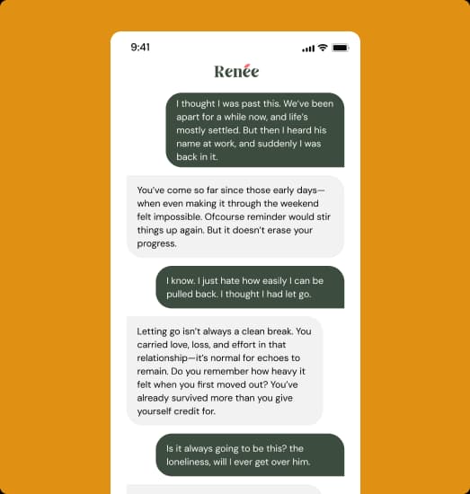 Stylized illustration representing emotional support