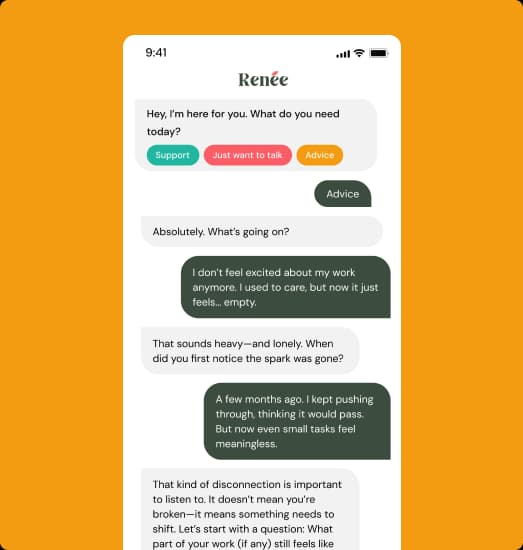 Stylized illustration representing emotional support