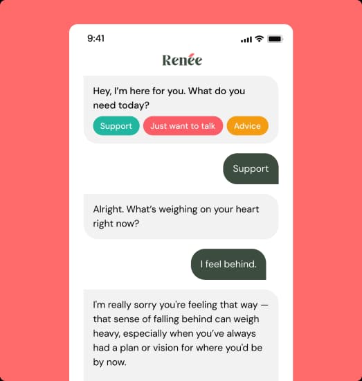 Stylized illustration representing emotional support