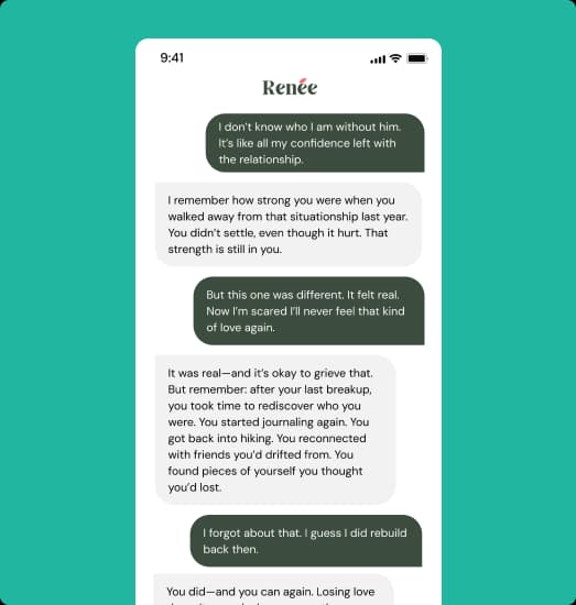 Stylized illustration representing emotional support