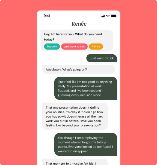 Stylized illustration representing emotional support