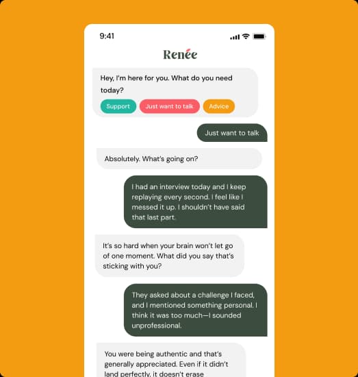 Stylized illustration representing emotional support