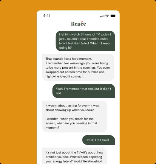 Stylized illustration representing emotional support