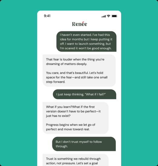 Stylized illustration representing emotional support