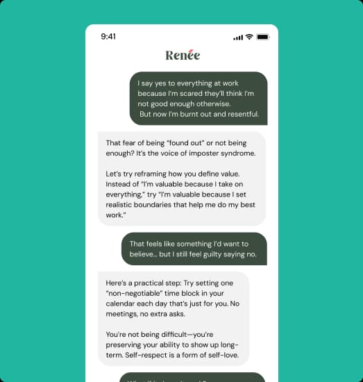 Stylized illustration representing emotional support