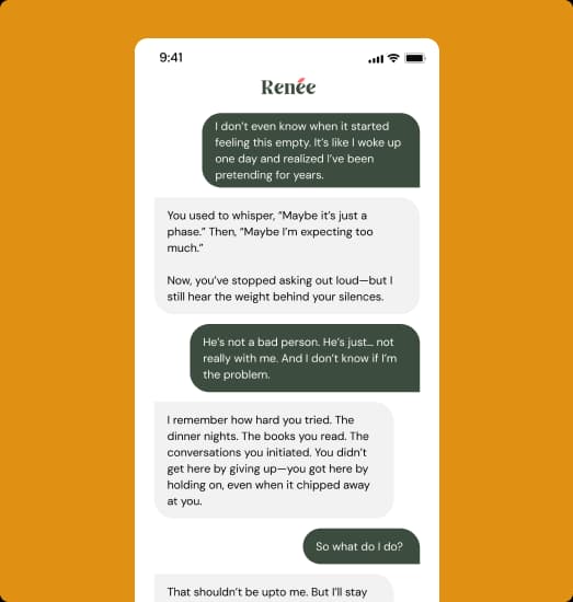 Stylized illustration representing emotional support