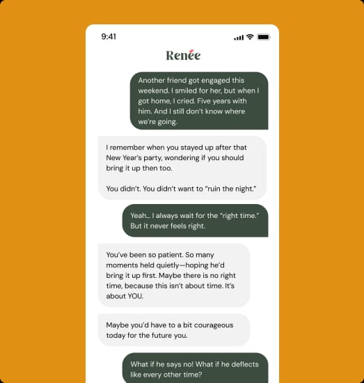 Stylized illustration representing emotional support